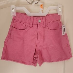 Old Navy Vibrant Pink Jean Shorts